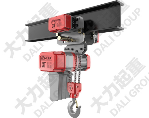 3噸DLER三鏈條環(huán)鏈電動葫蘆運行式